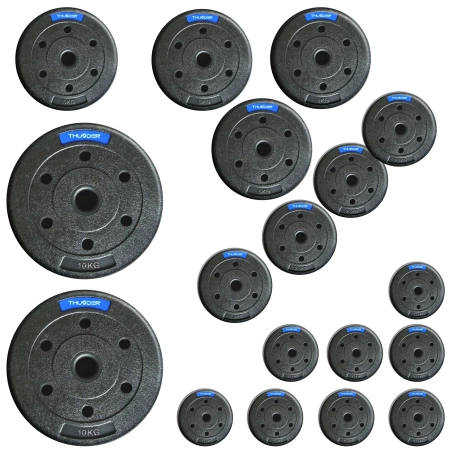 Pesos bituminosos fijados por THUNDER 2x10 kg + 4x5 kg + 4x2,5 kg + 8x1,25 kg