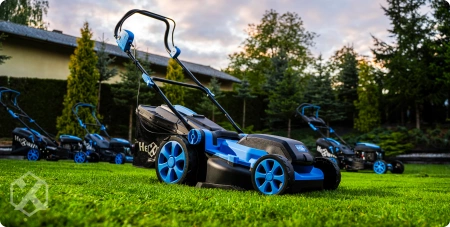 Cortacésped a batería Hexwelt HW-KA-40 40cm 40V 8Ah