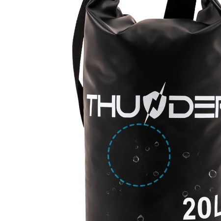 Bolsa impermeable 20 L THUNDER negra
