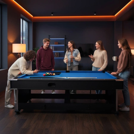 Mesa de juegos giratoria 4 en 1 7FT THUNDER CRUSH