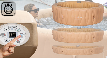 Jacuzzi hinchable de jardín THUNDER LATTE