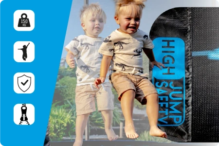 Trampolín THUNDER INSIDE ULTRA 8FT (244cm) AZUL