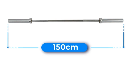 Barra recta olímpica 150 cm THUNDER