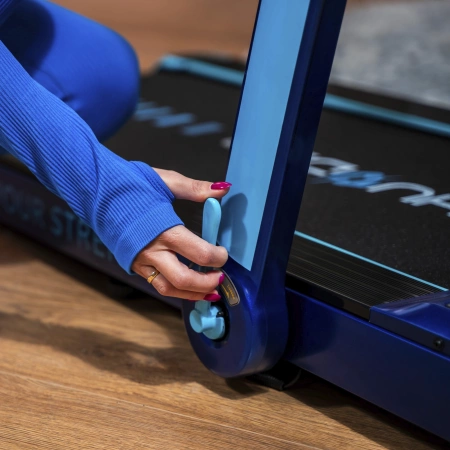 Cinta de correr eléctrica THUNDER RACE-BLUE