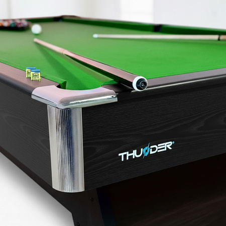 Mesa de billar THUNDER 8FT - BOLD-BLACK-8FT
