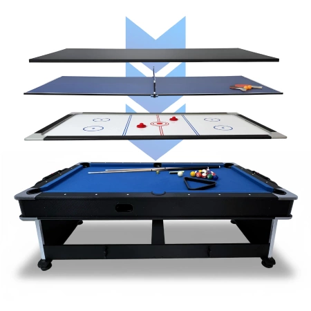 Mesa de juegos giratoria 4 en 1 7FT THUNDER CRUSH