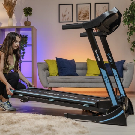Cinta de correr eléctrica THUNDER ICON-BLUE (preventa 26.11)