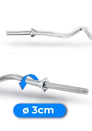 Grifo de tornillo muy roto 120 cm 30 mm THUNDER