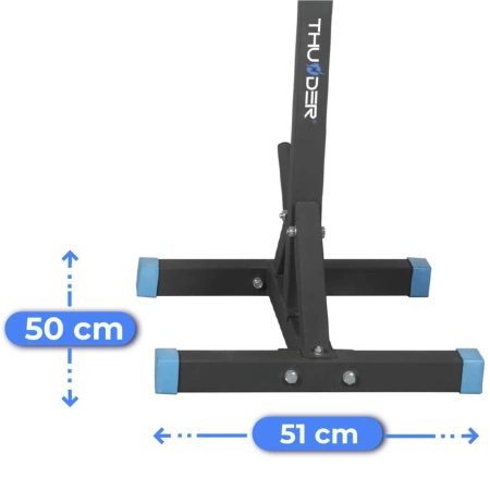 Soportes para barra con seguridad THUNDER PRESA 