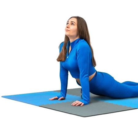 Puzzle de ejercicio azul-gris 60x60x1cm THUNDER