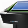 Mesa de billar THUNDER con tablero superpuesto para air hockey/ping pong 7FT - BOLD-BLACK