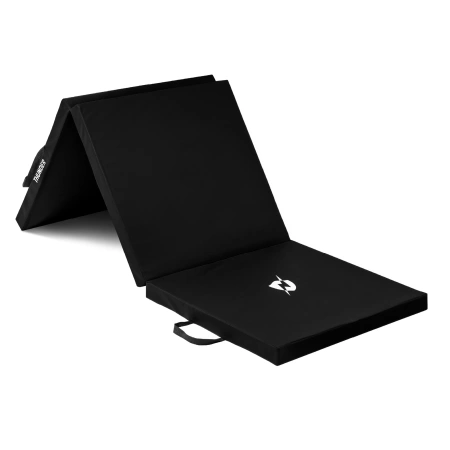 Colchoneta de gimnasia negra 180x60x4 THUNDER
