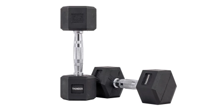Mancuerna hexagonal 5 kg THUNDER