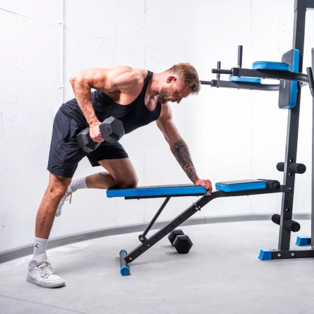 Multiestación de musculación con saco de boxeo THUNDER HEAVY