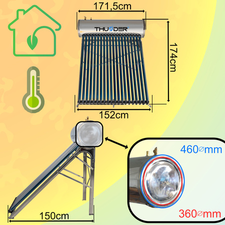 Colector de presión con depósito THUNDER de 200 L