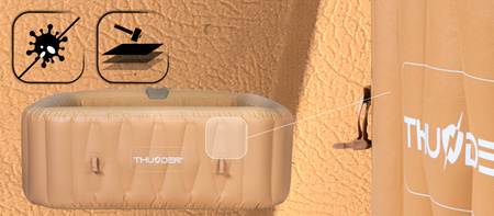 Jacuzzi hinchable de jardín THUNDER FRAPPE