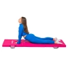 Colchoneta de gimnasia rosa 180x60x4 THUNDER