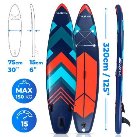 Tabla SUP 320cm THUNDER STRIPES