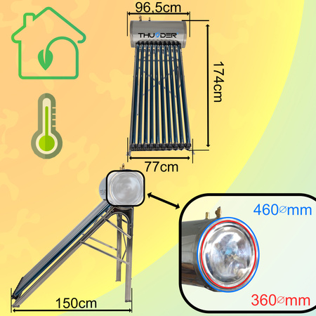 Colector de presión con depósito THUNDER de 100 L