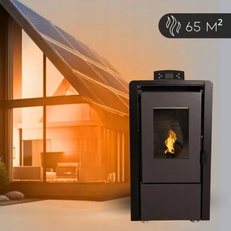 Estufa de pellets LEYLA BLACK 6,3 kW