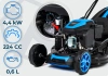 Hexwelt cortacésped de gasolina HW-KS-224 53cm 4,4kW con accionamiento