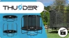Trampolín THUNDER INSIDE ELITE 8FT (244 cm) NEGRO