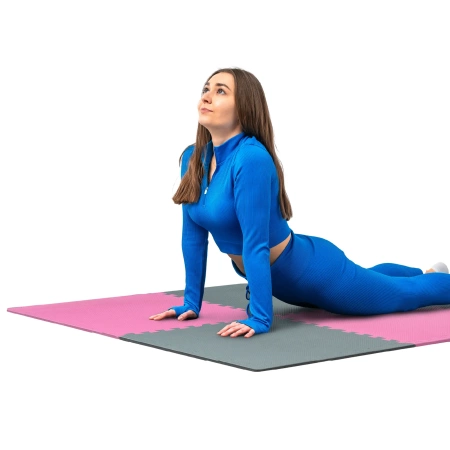 Puzzle ejercicio rosa-gris 60x60cm THUNDER