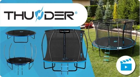 TRAMPOLÍN THUNDER INSIDE ULTRA 10FT (305 cm) AZUL