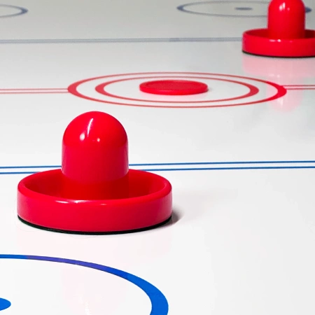 Mesa de billar THUNDER con tablero superpuesto para air hockey/ping pong 7FT - BOLD-BLACK