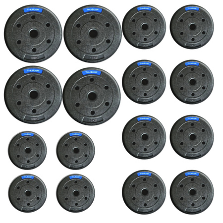 Pesos bituminosos fijados por THUNDER 4x10 kg + 8x5 kg + 4x2,5 kg