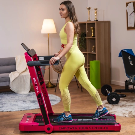 Cinta de correr eléctrica THUNDER RACE-PINK