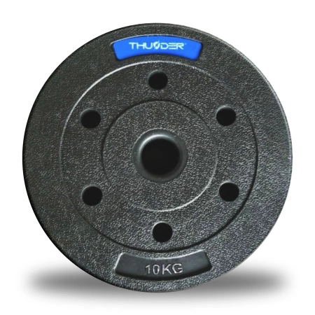 Set de pesos bituminosos de la marca THUNDER 2x10 kg