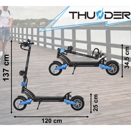 Scooter eléctrico THUNDER ZEST 1600W 52V 14Ah