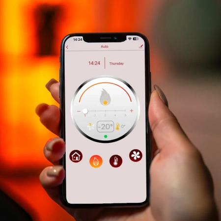 Cocina de pellets KARMEN BLACK 10 kW