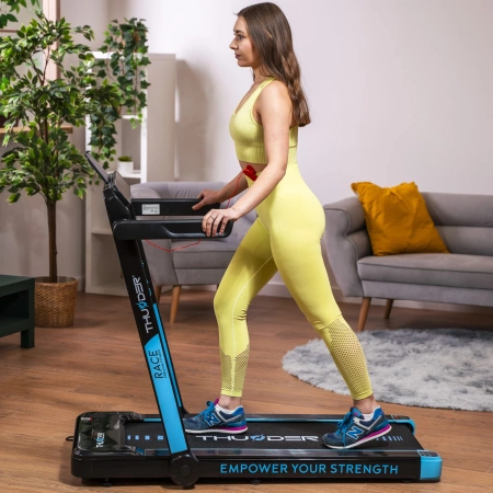 Cinta de correr eléctrica THUNDER RACE-NEGRA
