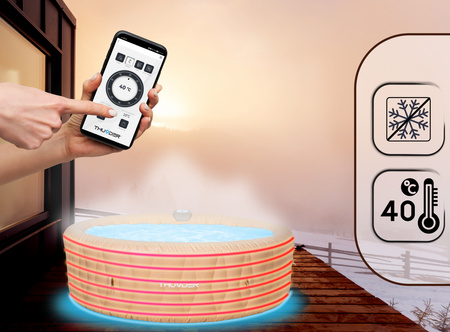 Jacuzzi hinchable de jardín THUNDER LATTE