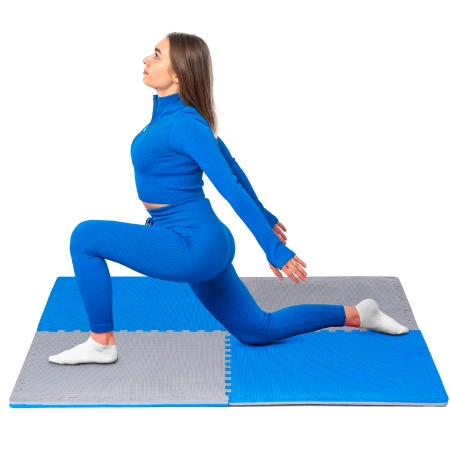 Puzzle ejercicio gris azulado 60x60x2cm THUNDER