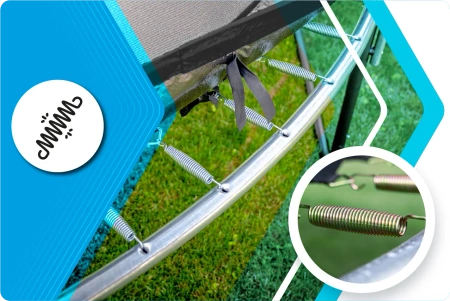 Trampolín THUNDER INSIDE ELITE 8FT (244 cm) NEGRO