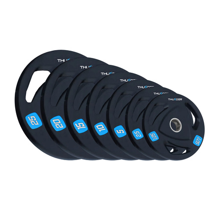 Set de discos olímpicos THUNDER 2x20 kg 