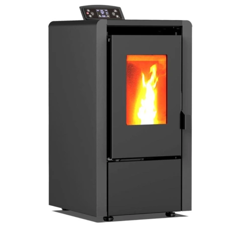 Cocina de pellets LEYLA BLACK 6,3 kW