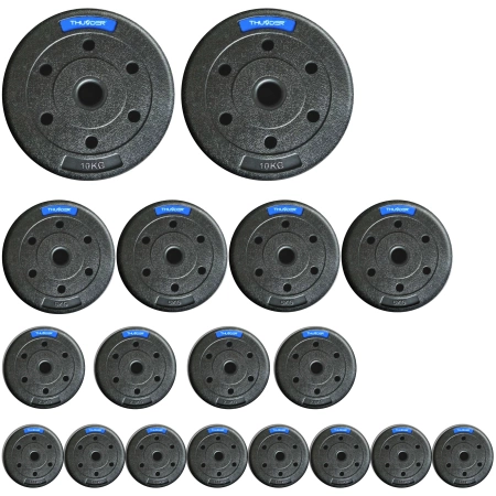 Pesos bituminosos fijados por THUNDER 2x10 kg + 4x5 kg + 4x2,5 kg + 8x1,25 kg