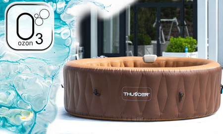 Spa hinchable de jardín THUNDER MOCHA