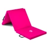 Colchoneta de gimnasia rosa 180x60x4 THUNDER
