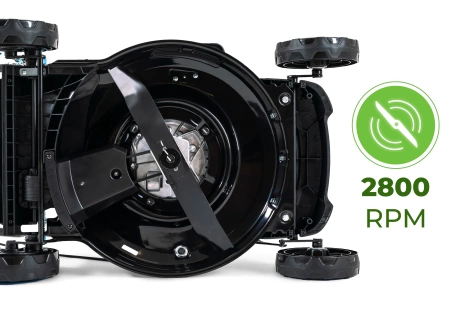 Hexwelt cortacésped de gasolina HW-KS-150 46cm 2,6kW con accionamiento