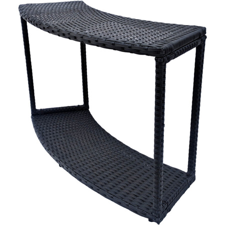 Armario sin puertas THUNDER para JACUZZI circular - color negro