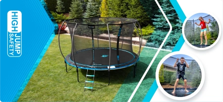 Trampolín THUNDER INSIDE ULTRA 8FT (244cm) AZUL