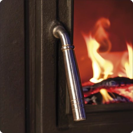 Cocina de leña de hierro fundido WESTA 17 kW