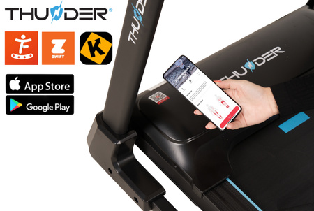 Cinta de correr eléctrica THUNDER RAPID-DS-BLACK