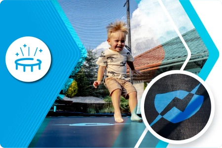 TRAMPOLÍN THUNDER INSIDE ULTRA 10FT (305 cm) AZUL