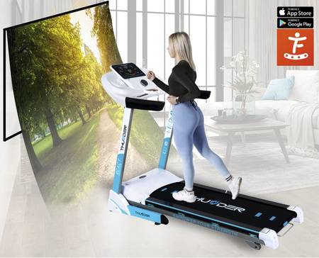 Cinta de correr eléctrica THUNDER REACT-S-WHITE